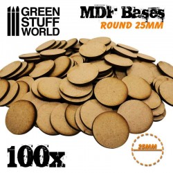 MDF Bases - Round 25 mm...